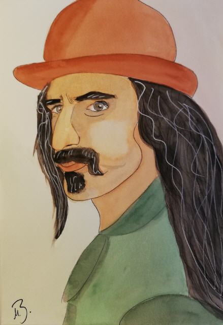 Frank Zappa (nach einer Pinterest Vorlage)
