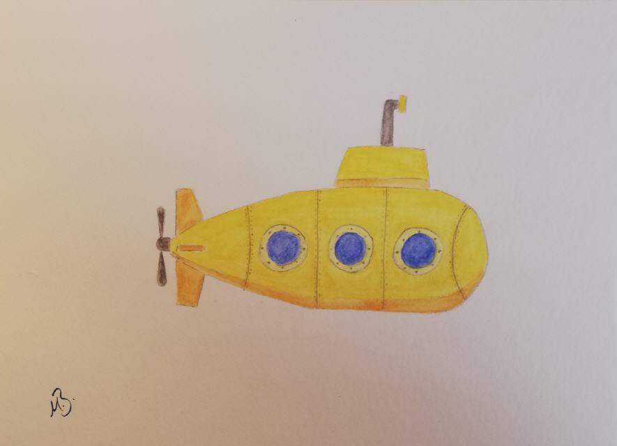 Yellow Submarine (nach einer Pinterest Vorlage)