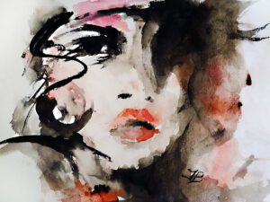 CLARA · Aquarell · Format: 30 x 40 cm