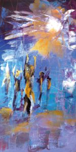 HOFFNUNG · Acryl auf Leinwand · Format: 100 x 50 cm