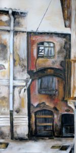 RUELLE OUBLIEÉ BÉZIERS · Acryl auf Leinwand · Format: 140 x 70 cm