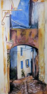 STRMA STAZA KRK · Acryl auf Leinwand · Format: 140 x 70 cm