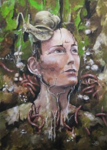 ZWEITE ERDE · Acryl auf Leinwand · Format: 100 x 70 cm